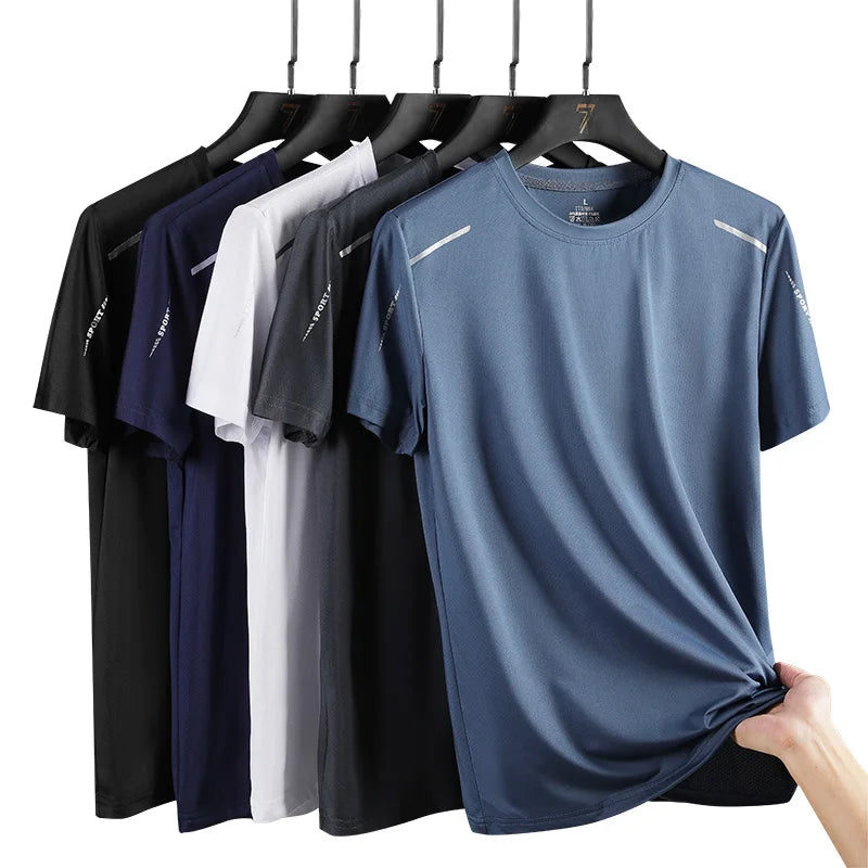 Camiseta Masculina de Corrida  – Conforto, Elasticidade e Secagem Rápida
