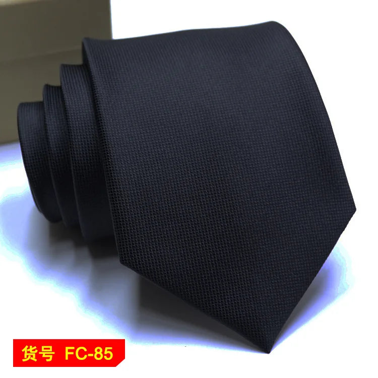 Gravata Masculina Elyon Classic – 67 Modelos Listrados, Florais e Lisos em Jacquard (7–8 cm)