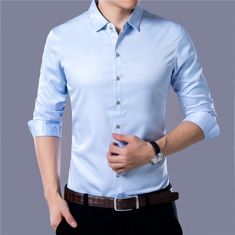 Camisa Masculina Social Casual – Elegante, Moderna e Confortável