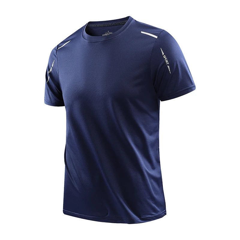Camiseta Masculina de Corrida  – Conforto, Elasticidade e Secagem Rápida