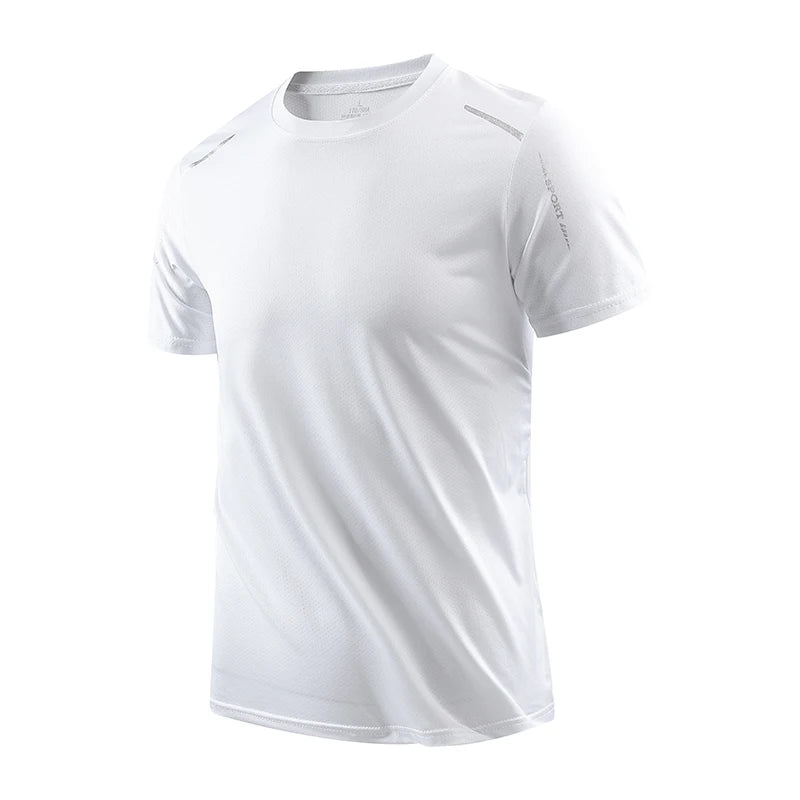 Camiseta Masculina de Corrida  – Conforto, Elasticidade e Secagem Rápida